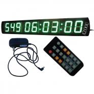 Giant Large LED Days Countdown Clock Green Color 4